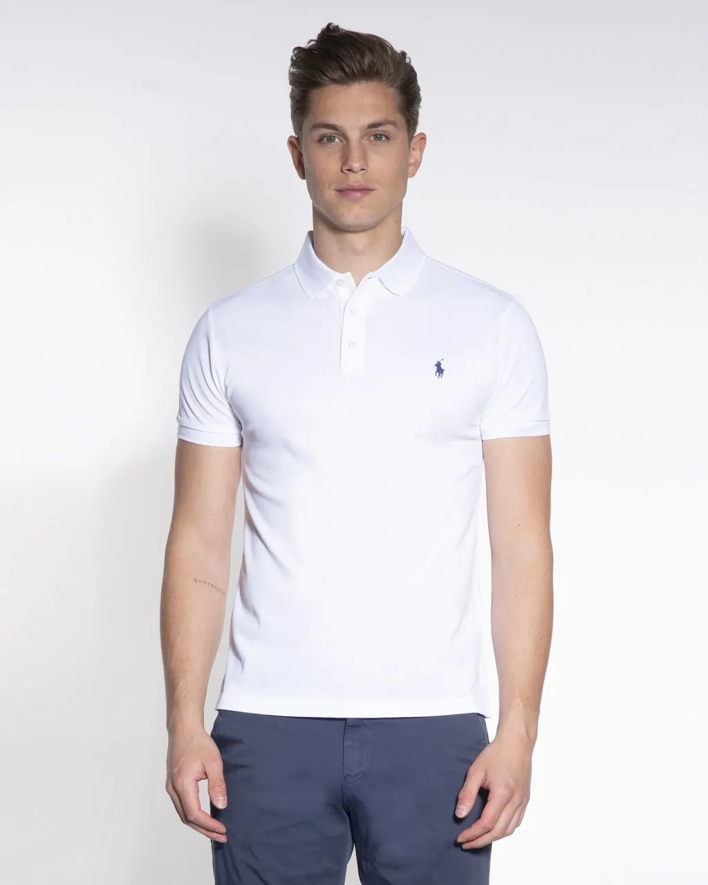 Polo Ralph Lauren Slim Fit Stretch Mesh Polo KM - Afbeelding 2
