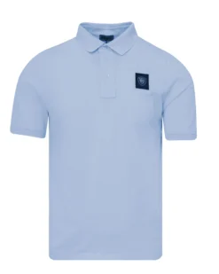 Blauer Polo KM